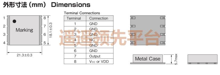 CHSW-750UX-70.00000MHz,纳卡晶振,CHSW有源石英贴片晶振
