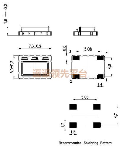 T-74365FS-LF-26.000MHz,欧美KVG有源晶振,T-74000振荡器