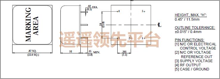 OX2551A-LZ-3-10.000,RUBYQUARTZ有源晶振,5100恒温晶振