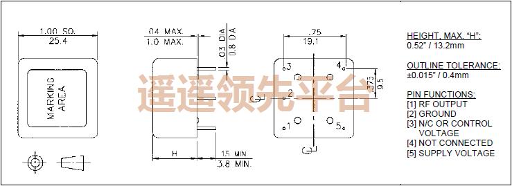 OX2580A-LZ-3-10.000–5V,RUBYQUARTZ石英晶振,8000晶振