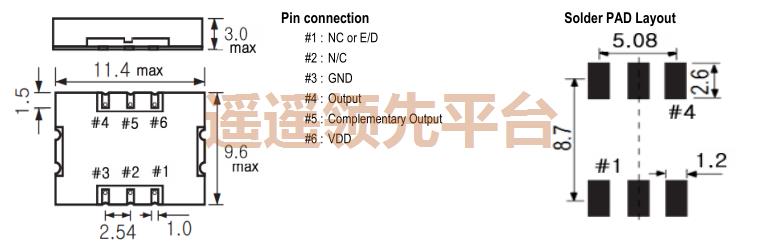 SXO-D-S2-33ST-30HZ-155.520MHz,新松有源晶体振荡器,SXO-D-S2晶振