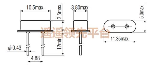 SX-49U-10-20HZ-20.000MHz-18pF,SHINSUNG进口晶振,SX-49U插件晶振