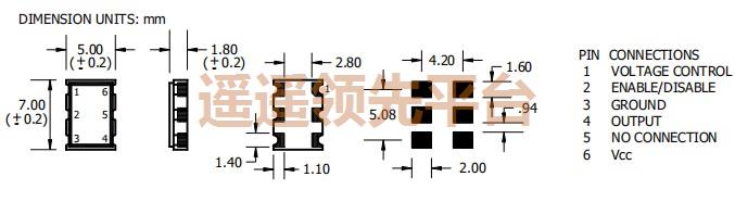 QCV30-A315T-20.000,QVS有源振荡器,QVS贴片晶振,QCV30晶振