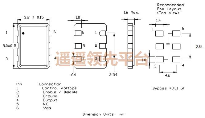 QCV60–A223T-20.000,QVS有源振荡器,QCV60欧美有源晶振