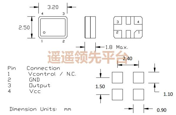 QCT70-ET4S–36.8000,QVS有源晶振,QVS振荡器,QCT70石英晶振