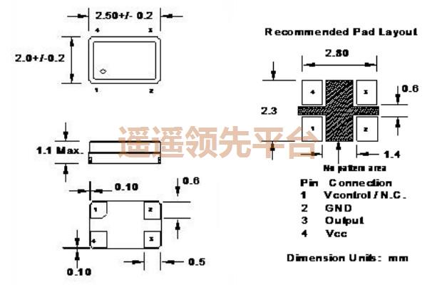 QCT80–LQ4-26.000,QVS石英贴片晶振,QCT80温补晶振