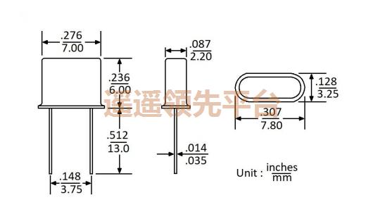 BC25EFD120-10.000000,Bomar插件晶振,BC25石英晶振