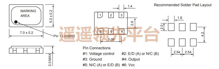 VC75A-44M736-BBA1,Fortiming贴片晶振,VC75A有源压控振荡器