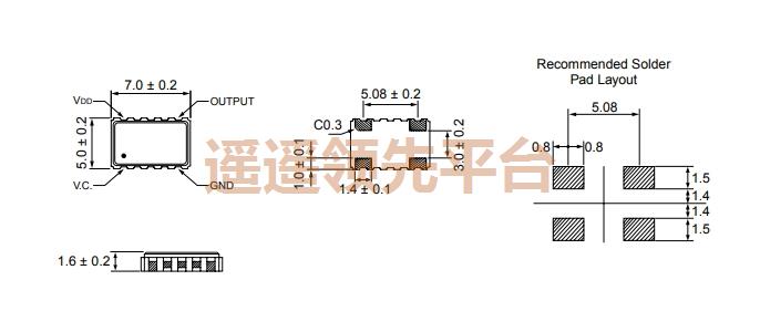 HE-TXO-75BE-16.00M,HEC贴片晶振,HE-TXO-75有源晶振
