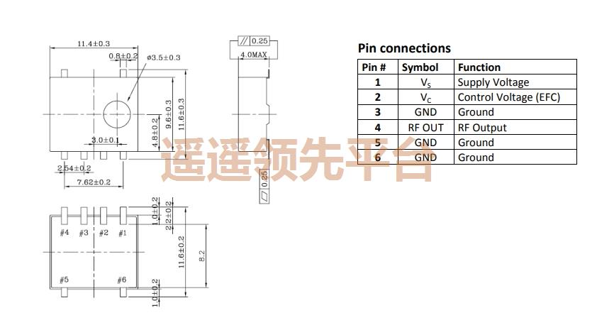 AXLE114-V-5-C-10-3D_Rev.1-20.000MHz,AXTAL贴片晶振,AXLE114温补晶振
