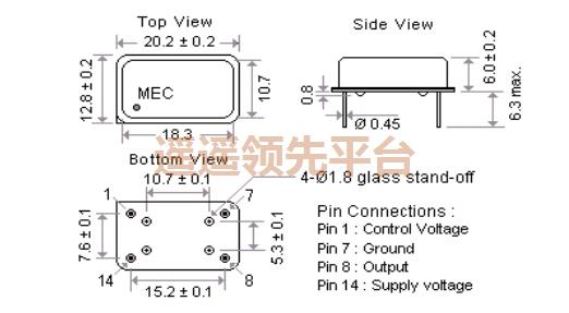 5G14-B-100N-35.328,MERCURY有源晶振,G14石英贴片晶振