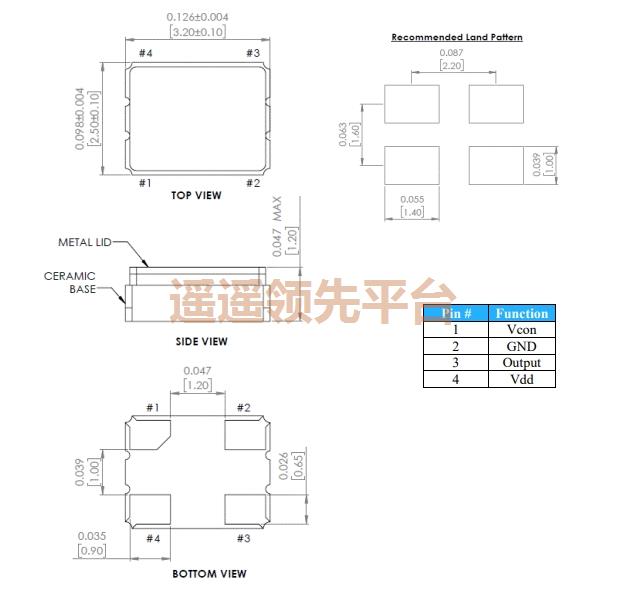 ELVTX-11-A-26.000MHz-A10-T,AEL艾尔晶振,ELVTX-11有源差分晶振